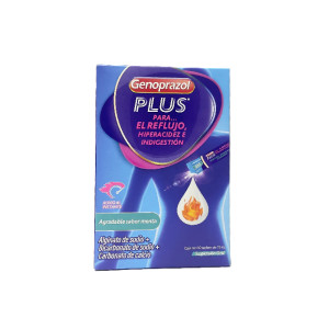 GENOPRAZOL PLUS SABOR A MENTA 10 ML CAJA X 10 SACHETS